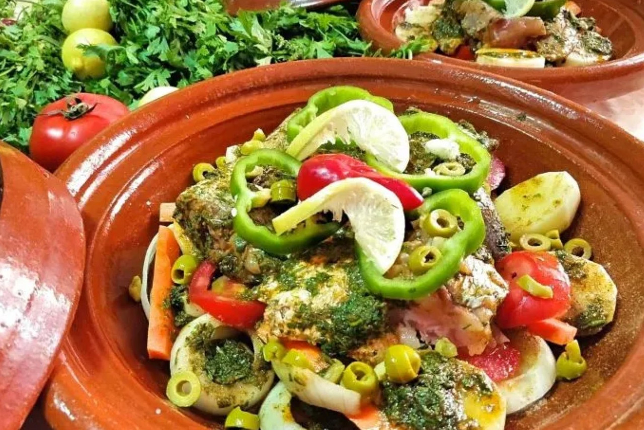 Tagine de pește cu Chermoula și legume